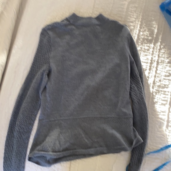 Tory Burch gray/blue sweater S - Picture 6 of 6